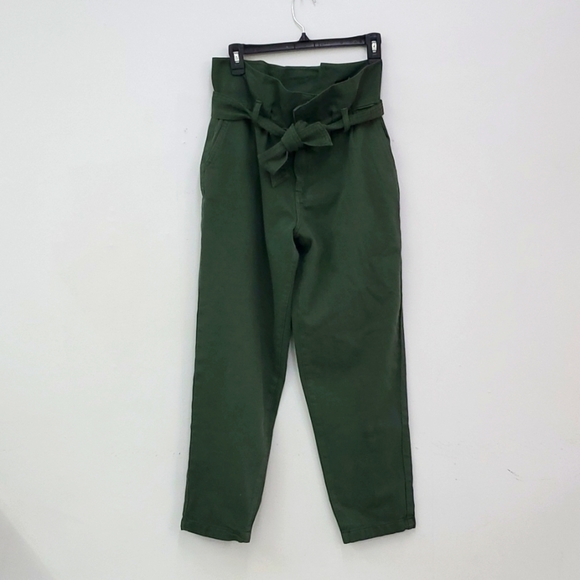 NEW BLANKNYC Paperbag Jogger Waist Tapered Pants Size 25 in Color Secret Garden - Picture 8 of 9